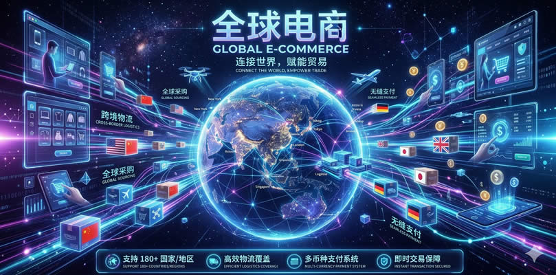 跨境线路示意图